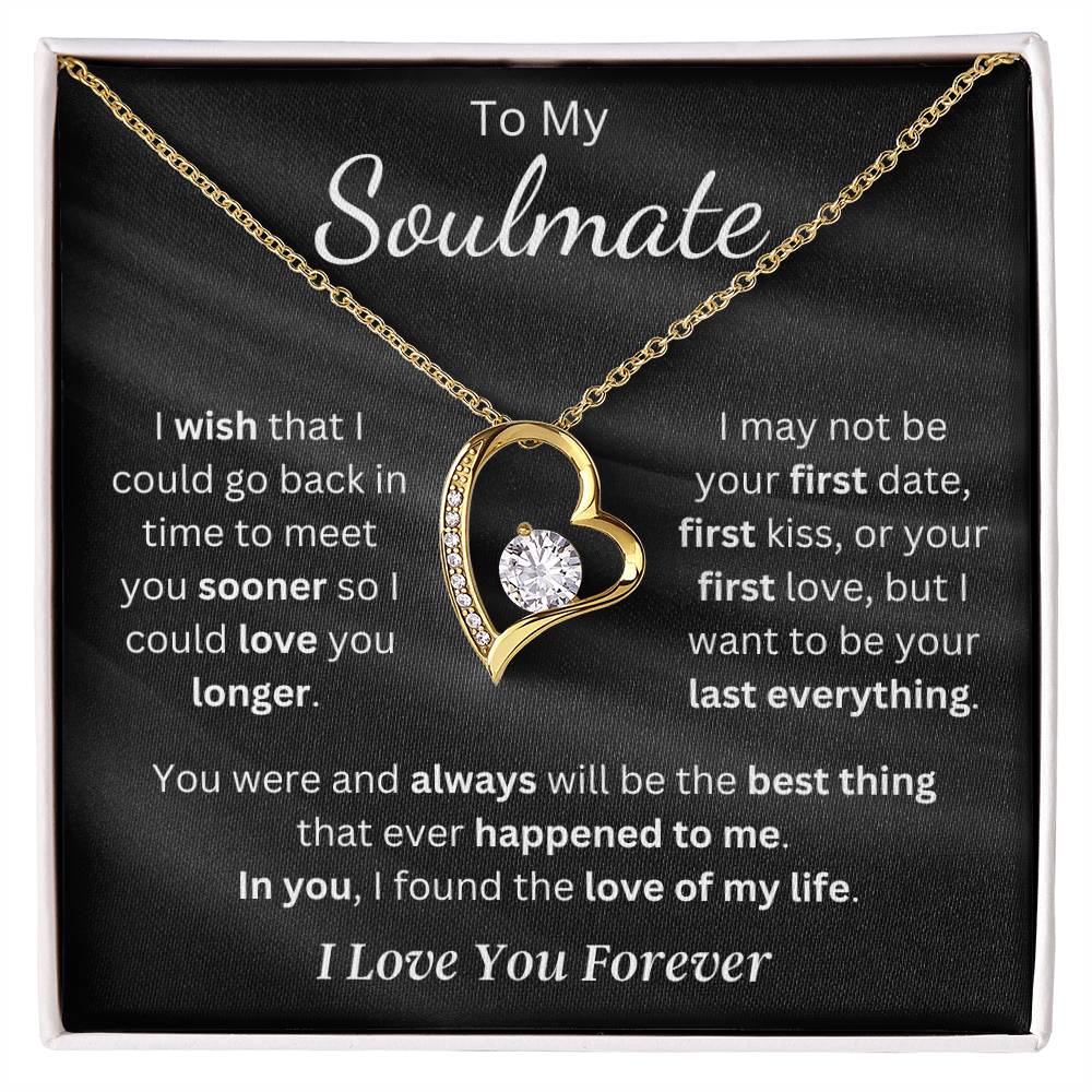 Soulmate - I Found the Love of my Life - Forever Love Necklace