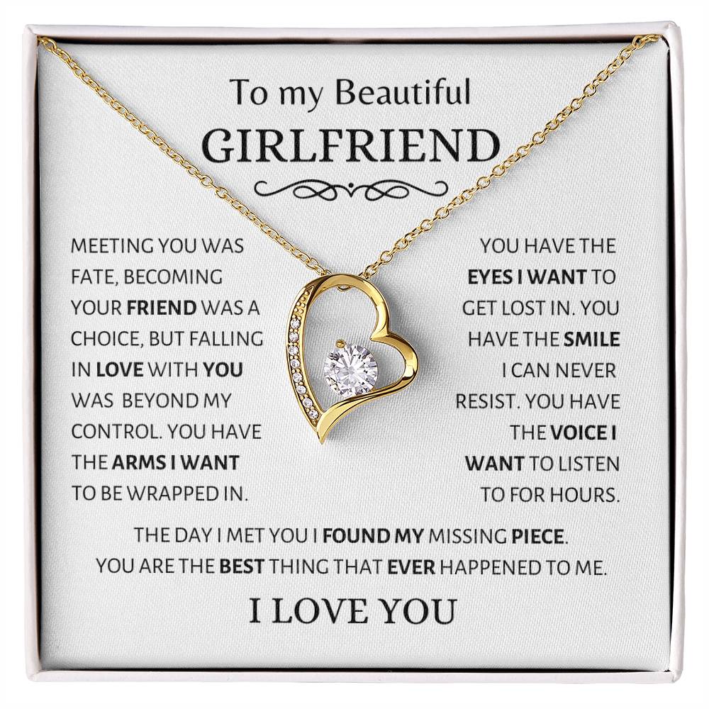 Girlfriend - You're the Best - Forever Love Necklace