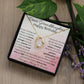 Dear Granddaughter, Happy Birthday - Forever Love Necklace - Dearly Loved Designs