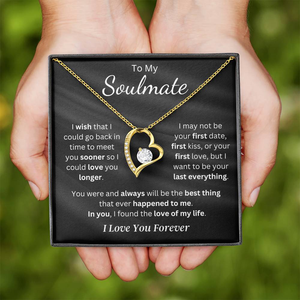 Soulmate - I Found the Love of my Life - Forever Love Necklace